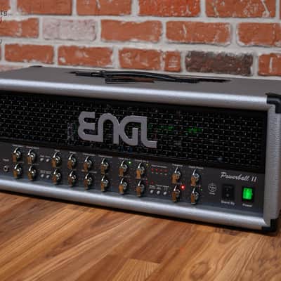 Engl Custom Shop Powerball II E645/2 4-Channel 100-Watt Guitar Amp Head Silver Bronco image 3