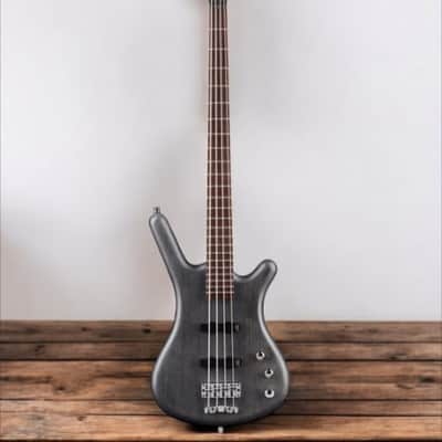 Warwick Pro Series Corvette Standard-4 String-Active-Nirvana Black Transparent Satin image 1