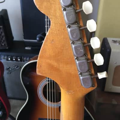 Fender Mustang Guitar with Rosewood Fretboard 1966 Olympic White image 12