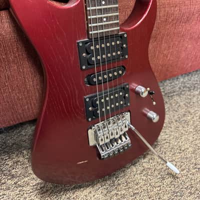 Jackson SDK2 Super Dinky HSH w/Floyd Rose Burgundy Oak image 5