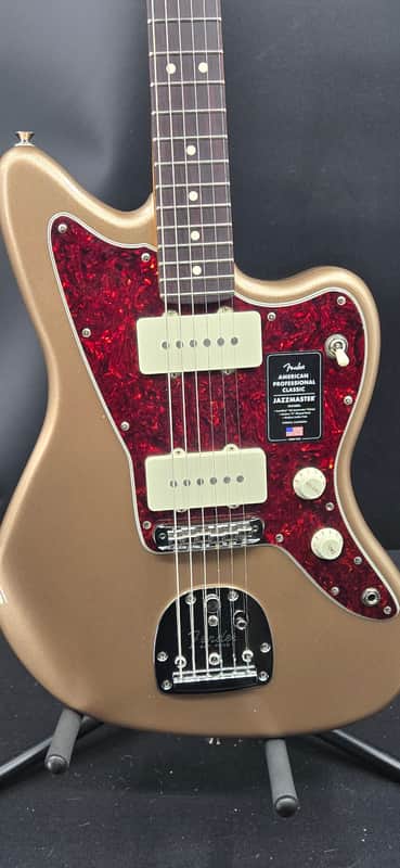 Fender American Professional Classic Jazzmaster®, Rosewood Fingerboard, Faded Firemist Gold image 1