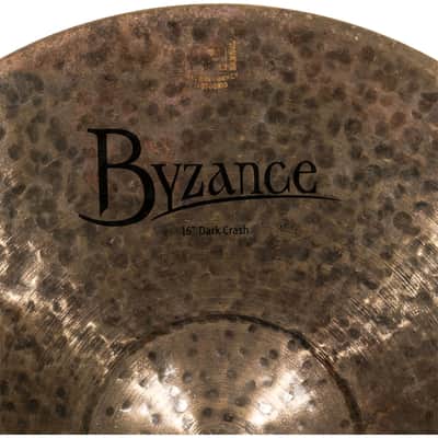 Meinl Byzance Dark Crash 16" B16DAC, Dark Finish - Crash Cymbal image 2