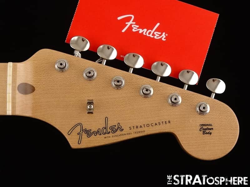 Fender USA Custom Shop 58 C/R Strat TCP NECK + TUNERS, Strat, Maple image 1