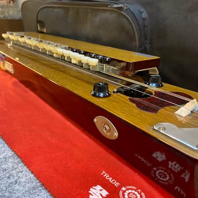 Taisho Goto - Nagoya harp.  Keyed lap steel like Japanese instrument with soft image 8