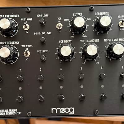 Moog DFAM Drummer From Another Mother Semi-Modular Analog Percussion Synthesizer 2018 - Present - Black/Wood image 1