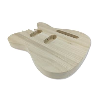 Telecaster Style Electric Guitar Body, Paulownia Wood image 3
