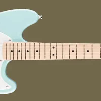 Fender Squier Sonic Mustang Daphne Blue Electric Guitar image 1