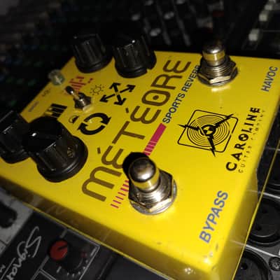 Caroline Guitar Company Météore Lo-Fi Reverb 2016 - Present - RARE PERFORMANCE YELLOW OMG image 2
