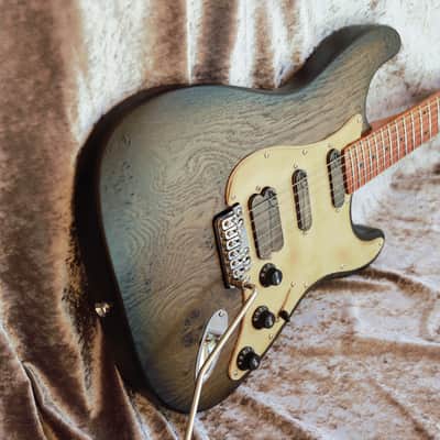 GB Liuteria Traditional Strato VegaTrem - strat style - Bog Oak image 7