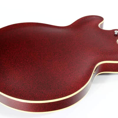 2008 Gibson Custom Shop 1963 ES-335 Red Sparkle -- MATCHING HEADSTOCK, Historic '63 Reissue, Block Inlays image 23