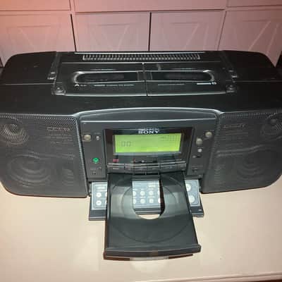 SONY CCCR ZS-6 BOOMBOX (90s) - BLACK image 14