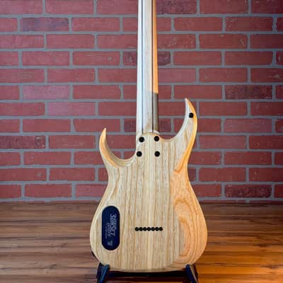 Schecter USA Custom Shop Sunset Extreme 7-string Electric Guitar - Natural Satin Stabilized Burl Top image 14