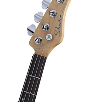 Schecter 2490 4-String Bass Guitar, Gloss Natural, CV-4 image 14