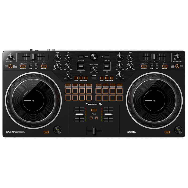 Pioneer DDJ-REV1 2-Channel DJ Controller 2022 - Present - Black image 1