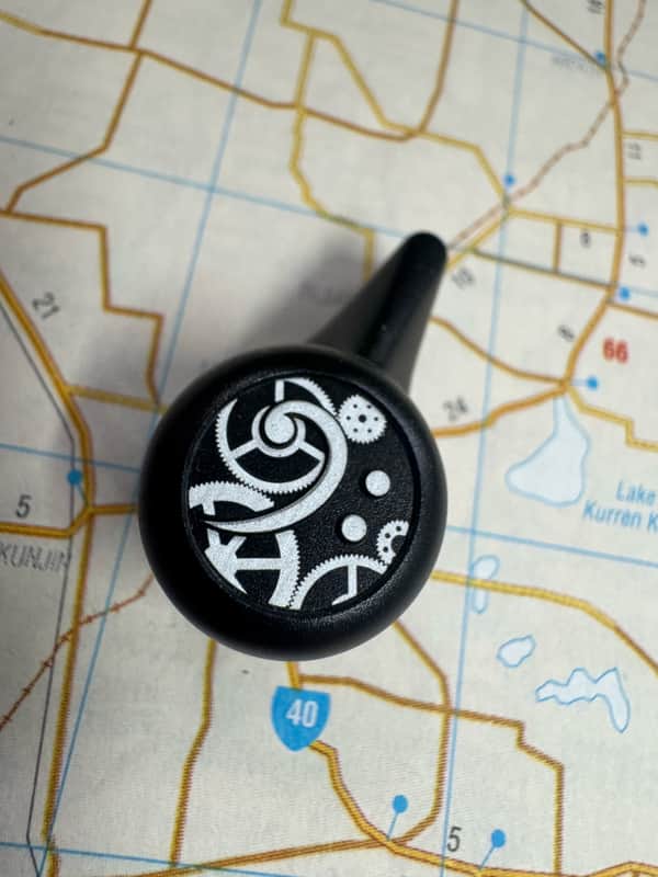 Endless Devices Movement Bass Clef Design | Matte Black image 1