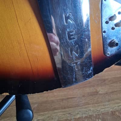 ~VINTAGE 1967 Kent Americana Sunburst Electric Hollowbody Guitar~ image 6