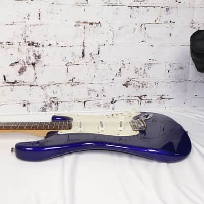 Fender Squier Strat Affinity Series Blue Electric Guitar image 10