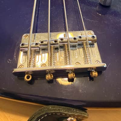 Washburn XB-100 Purple 4 String Electric Bass Guitar image 3
