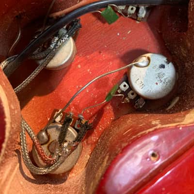 Greco EG-500 1978 Made In Japan Cherry Sunburst w/ Bag image 24