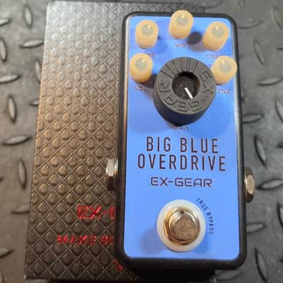 Ex-Gear Big Blue Overdrive Boost BluesBreaker Style Drive