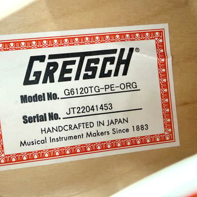 2022 Gretsch G6120TG Players Edition Nashville – Orange Stain image 12