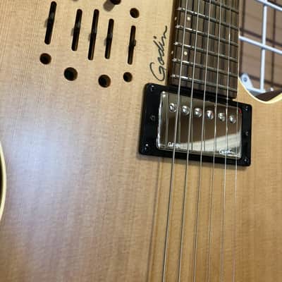 Godin A6 Ultra Natural SG Electric Acoustic guitar with bag 030293F B-stock image 6