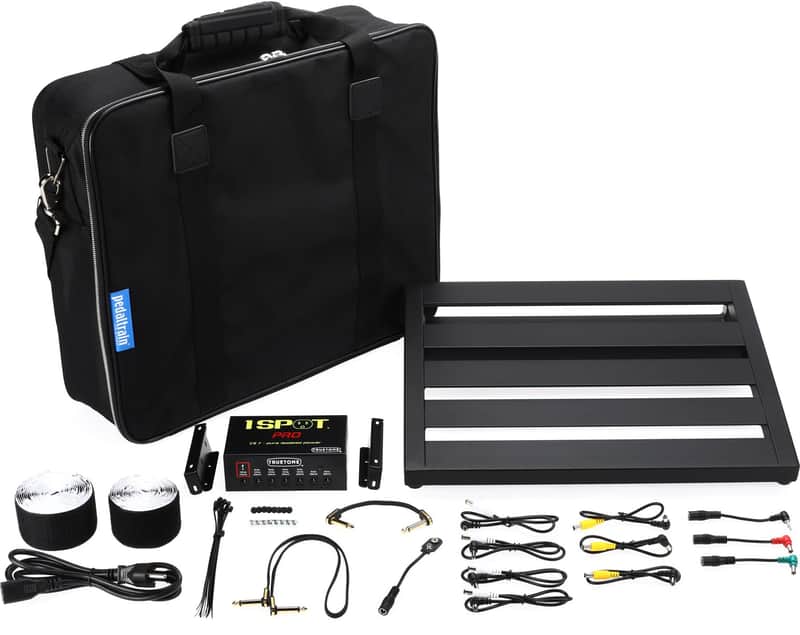 Pedaltrain Novo 18 SC 18x14.5-inch Pedalboard with CIOKS DC7 Power Supply and Soft Case image 1