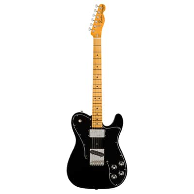 Fender American Vintage II 1977 Telecaster Custom - Maple Fingerboard, Black image 2