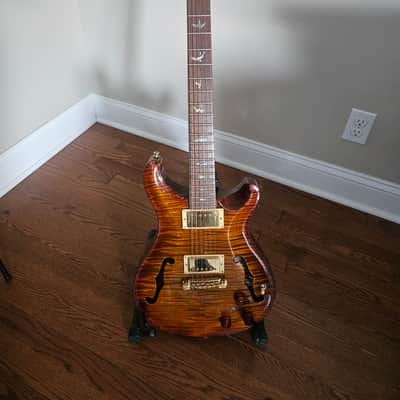 PRS Hollowbody II Piezo 25th Anniversary Artist Package 2005 - Tiger Flame image 1