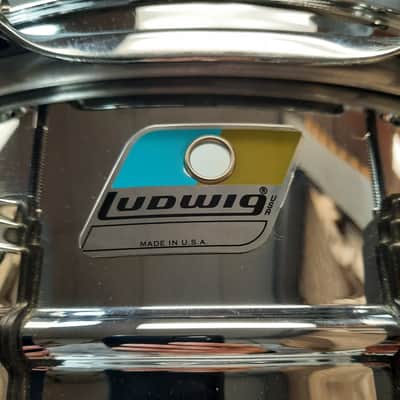 Ludwig USA Supraphonic 6.5x14" 10-Lug Aluminum Snare Drum image 9