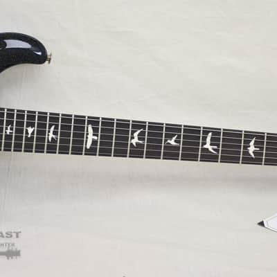 PRS CE24 Black Rainbow Holoflake (s/n: 4468) image 5