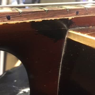 1949 Gretsch Synchromatic Model 100 6014 Gloss Sunburst Finish Archtop Acoustic Guitar image 8