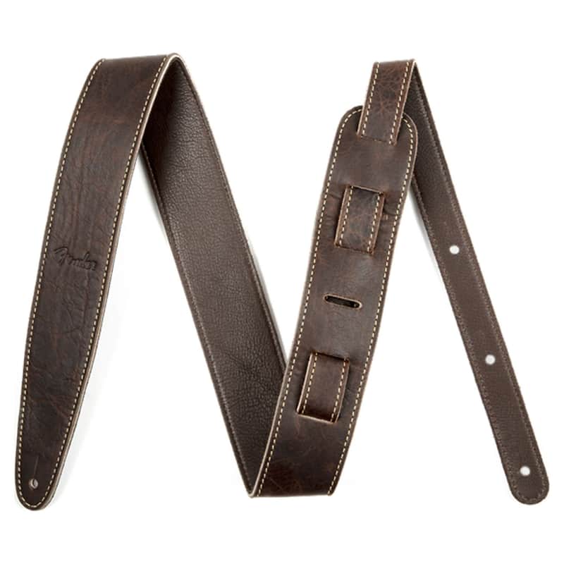 Fender 099-0621-050 Artisan Leather 2" Guitar Strap image 1