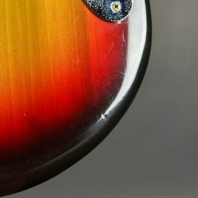 Vintage 1974 Fender Mustang 3 Color Sunburst w/OHSC TSU21018 image 8