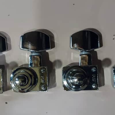 Fender 6 In-Line Tuning Heads - 2 Pin - Chrome image 2