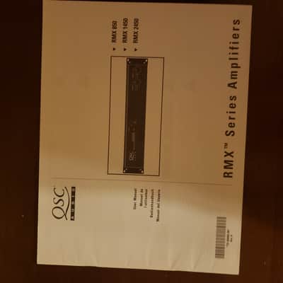 QSC RMX1450 1400-Watt Power Amplifier - Black image 6