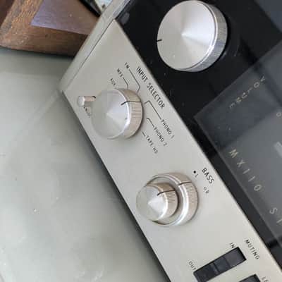 Iconic McIntosh MX110 Preamp/Tuner 1968-1971 - Oiled Walnut image 9
