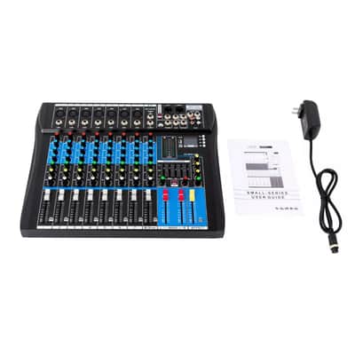 DSP PMX-802D-USB 8 Channel Professional Powered Mixer black | Reverb