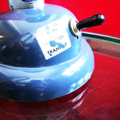 Immagine Vintage 1950's Shure 55S Unidyne dynamic cardioid Microphone w S36 stand Elvis prop display repair - 5
