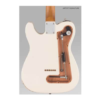 Fender John Osborne Telecaster Electric Guitar SS with B String Bender and Maple Fingerboard (Olympic White) image 2