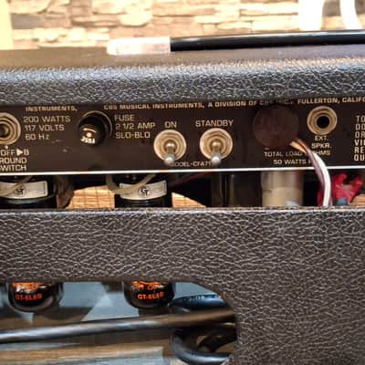 Fender Bassman Ten 2-Channel 50-Watt 4x10" Guitar Combo 1972 - 1976 - Silverface image 3