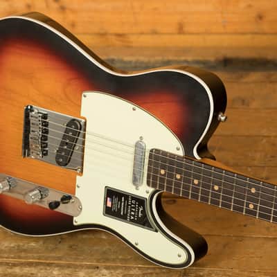 Fender American Ultra Luxe Vintage '60s Telecaster Custom - Rosewood - 3-Colour Sunburst image 5
