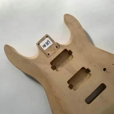 Unfinished Basswood Guitar HH Body image 5