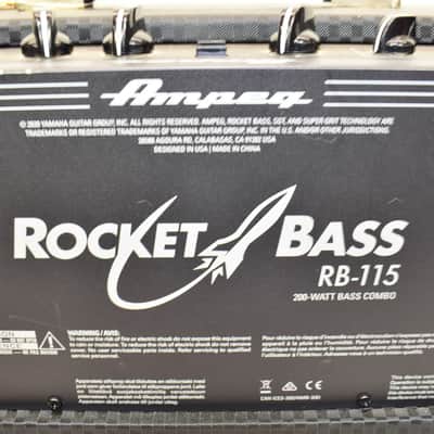 Ampeg Rocket Bass RB-115 200-Watt 1x15" Bass Combo Amp image 10