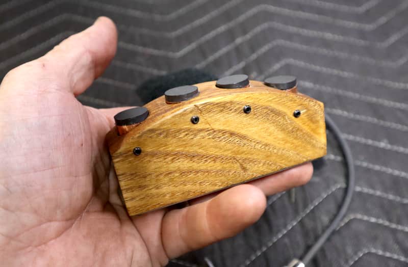 Magnetic Upright Bass Pickup - Designed by a Bassist - Reclaimed Chestnut image 1