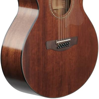 Ibanez AE2912 Acoustic-Electric Guitar, Natural Low Gloss, Open Box (Good) image 8