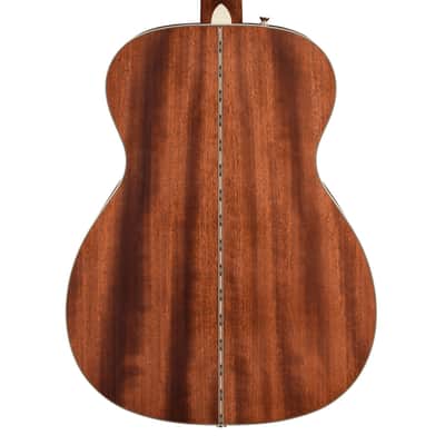 Fender PO-220E Orchestra All Mahogany w/ Case - Aged Cognac Burst image 7