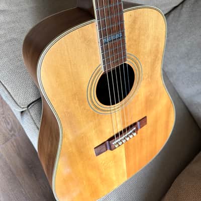 Washburn D93 limited edition Herringbone 1993 - Natural image 9