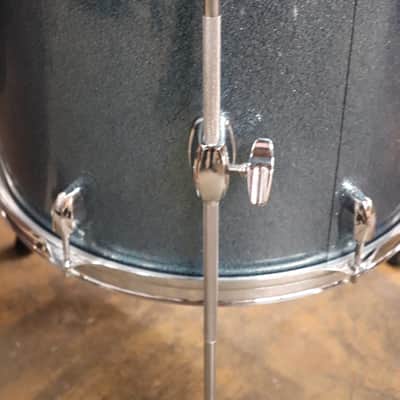 Pearl 4pc Export Drum Set Aqua Blue Glitter image 12