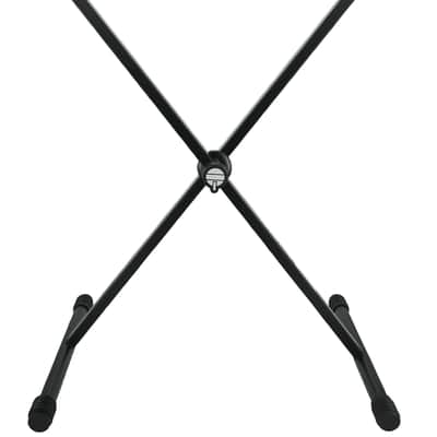 Quik Lok T-10BK Single-Braced Adjustable X-Stand Keyboard Stand in Black image 2